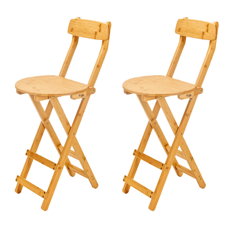 Tabourets contemporains en bois de taille de comptoir pliant le tabouret de bar de taille