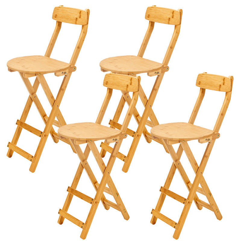 Tabourets contemporains en bois de taille de comptoir pliant le tabouret de bar de taille