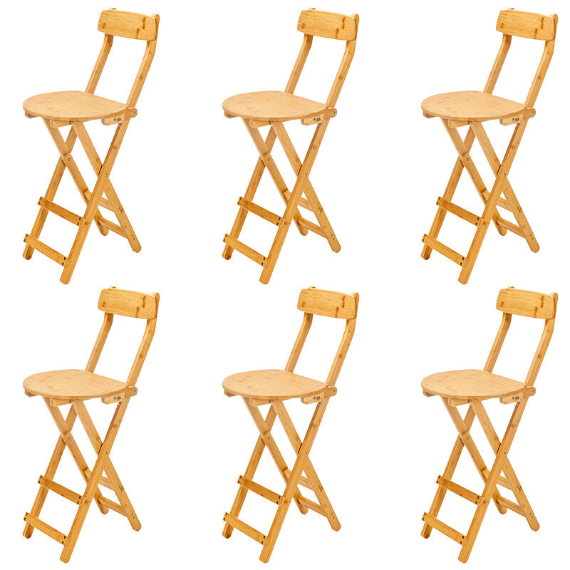 Tabourets contemporains en bois de taille de comptoir pliant le tabouret de bar de taille