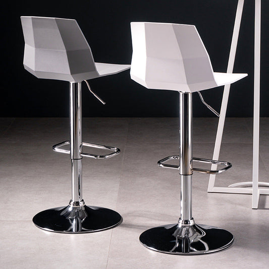 Sgabelli da barretta per altezza da banco di plastica contemporanei