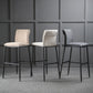 Contemporary Upholstered Counter Stool Low Back Bar Stool with Footrest Clearhalo 'Bar Furniture' 'Bar Stools' 'bar_stools' 'furn' 'furn_bar_stools' 'Furniture' 'Kitchen & Dining Furniture' 6317964