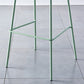 Nordic Backrest Counter Stool with Metal Base Plastic Armless Cafe Bar Chair with 4 Legs Clearhalo 'Bar Furniture' 'Bar Stools' 'bar_stools' 'furn' 'furn_bar_stools' 'Furniture' 'Kitchen & Dining Furniture' 6318108