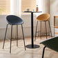 Nordic Backrest Counter Stool with Metal Base Plastic Armless Bar Chair with 4 Legs Clearhalo 'Bar Furniture' 'Bar Stools' 'bar_stools' 'furn' 'furn_bar_stools' 'Furniture' 'Kitchen & Dining Furniture' 6318186