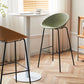 Nordic Backrest Counter Stool with Metal Base Plastic Armless Bar Chair with 4 Legs Clearhalo 'Bar Furniture' 'Bar Stools' 'bar_stools' 'furn' 'furn_bar_stools' 'Furniture' 'Kitchen & Dining Furniture' 6318198