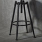 Solid Wood Counter Stool Industrial Adjustable Height Stool for Living Room Clearhalo 'Bar Furniture' 'Bar Stools' 'bar_stools' 'furn' 'furn_bar_stools' 'Furniture' 'Kitchen & Dining Furniture' 6318371