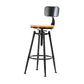 Solid Wood Counter Stool Industrial Adjustable Height Stool for Living Room Clearhalo 'Bar Furniture' 'Bar Stools' 'bar_stools' 'furn' 'furn_bar_stools' 'Furniture' 'Kitchen & Dining Furniture' 6318373