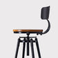 Solid Wood Counter Stool Industrial Adjustable Height Stool for Living Room Clearhalo 'Bar Furniture' 'Bar Stools' 'bar_stools' 'furn' 'furn_bar_stools' 'Furniture' 'Kitchen & Dining Furniture' 6318375