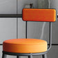 Faux Leather Armless Counter Stool Glam Style Low Back Bar Stool for Indoor Clearhalo 'Bar Furniture' 'Bar Stools' 'bar_stools' 'furn' 'furn_bar_stools' 'Furniture' 'Kitchen & Dining Furniture' 6318461