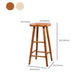 Industrial Solid Wood Counter Stool Saddle Seat Backless Bar Stool Clearhalo 'Bar Furniture' 'Bar Stools' 'bar_stools' 'furn' 'furn_bar_stools' 'Furniture' 'Kitchen & Dining Furniture' 6318495