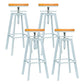 Industrial Metal Counter Height Stools Bar Footrest Stool for Indoor