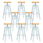 Industrial Metal Counter Height Stools Bar Footrest Stool for Indoor