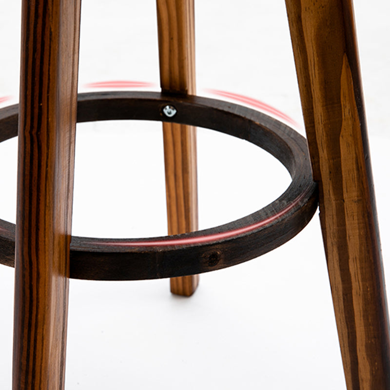 Sgabelli rotondi da bar rotondo per bancone in legno industriale per bristol