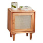 Rattan Bedside Table Modern Minimalist Night Table with Legs Clearhalo 'Bedroom Furniture' 'furn' 'furn_night_stand' 'Furniture' 'night_stand' 'Nightstands' 6318676