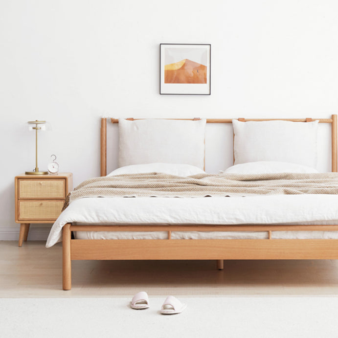 Rattan Bedside Table Modern Minimalist Night Table with Legs Clearhalo 'Bedroom Furniture' 'furn' 'furn_night_stand' 'Furniture' 'night_stand' 'Nightstands' 6318678