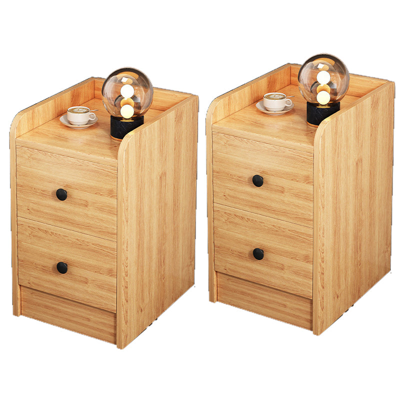 Comodino multi -cassetti moderno tavolo da notte in legno per camera da letto
