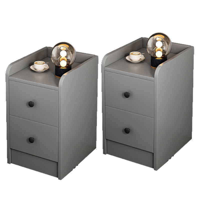 Comodino multi -cassetti moderno tavolo da notte in legno per camera da letto