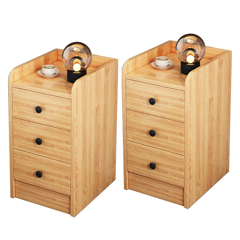 Comodino multi -cassetti moderno tavolo da notte in legno per camera da letto