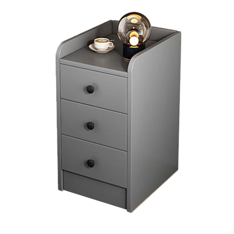 Comodino multi -cassetti moderno tavolo da notte in legno per camera da letto