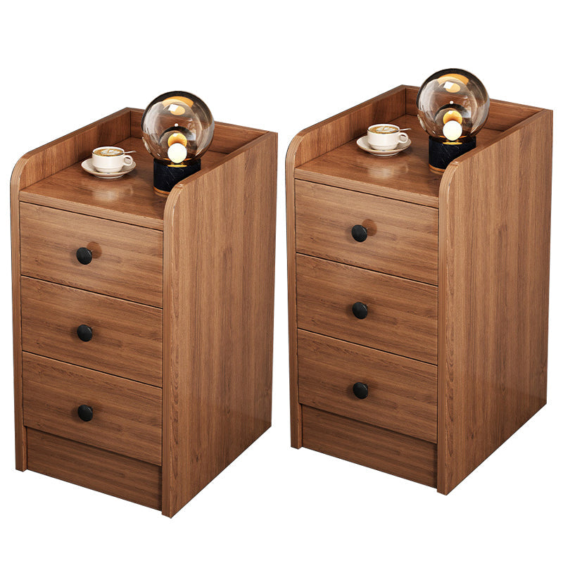 Comodino multi -cassetti moderno tavolo da notte in legno per camera da letto