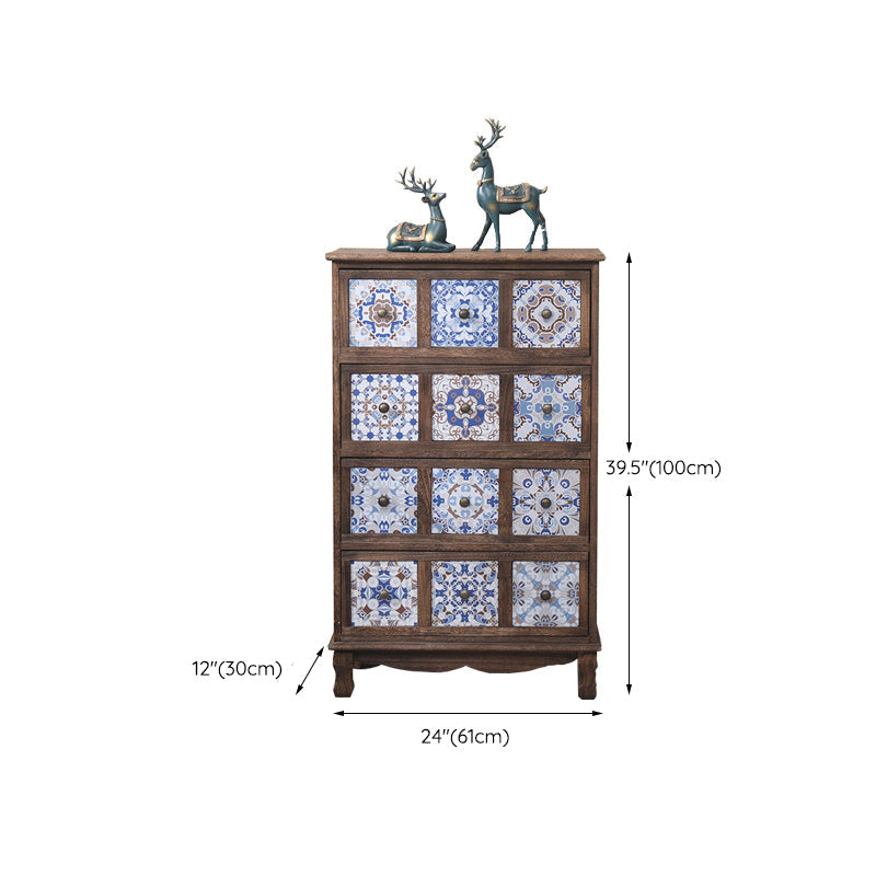 Nautical Bedroom Storage Chest Solid Wood Chest in Brown with Drawers Clearhalo 'Bedroom Furniture' 'Dressers & Chests' 'dressers_chests' 'furn' 'furn_dressers_chests' 'Furniture' 6319158