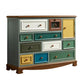 Nautical Storage Chest Dresser Solid Wood Dresser with 7/10/12 Drawers