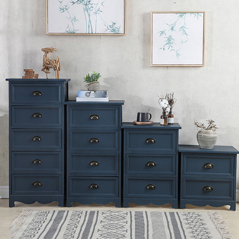 Cómoda de almacenamiento vertical para dormitorio náutico, cómoda de madera con cajones