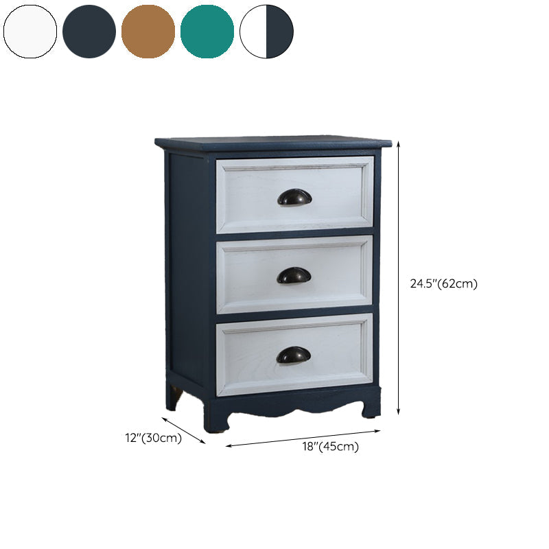 Cómoda de almacenamiento vertical para dormitorio náutico, cómoda de madera con cajones