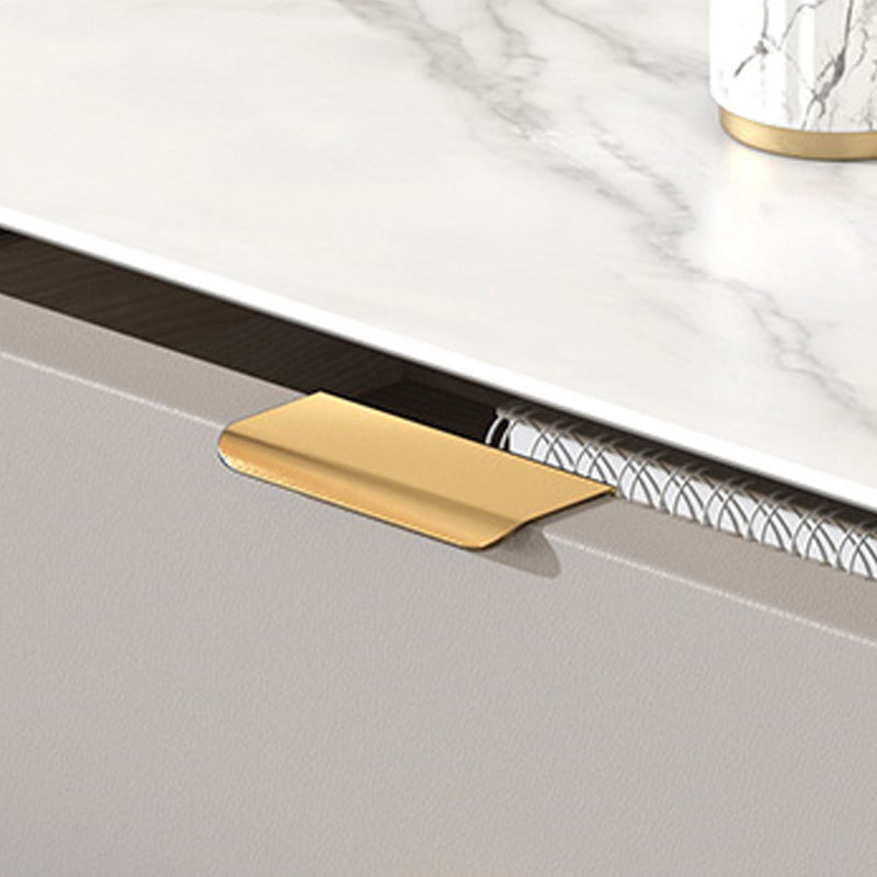 Glam-kist van geconstrueerd hout voor slaapkameropbergkist met lades