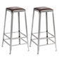 Industrial Iron Counter Height Stools Footrest Bar Stool for Indoor 2 Piece Set Backless Bar Stool(31"H) Clearhalo 'Bar Furniture' 'Bar Stools' 'bar_stools' 'furn' 'furn_bar_stools' 'Furniture' 'Kitchen & Dining Furniture' 6320025