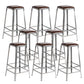 Industrial Iron Counter Height Stools Footrest Bar Stool for Indoor 8 Piece Set Backless Bar Stool(31"H) Clearhalo 'Bar Furniture' 'Bar Stools' 'bar_stools' 'furn' 'furn_bar_stools' 'Furniture' 'Kitchen & Dining Furniture' 6320042