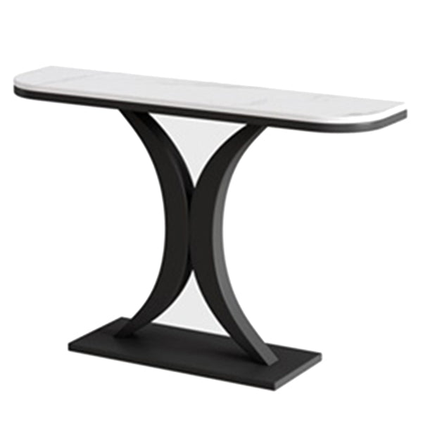31.5 "de altura Glam Accent Tabla 1 Mesa de consola de piedra para Hall para Hall