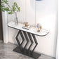 Table de consola contemporánea de piedra de 11 "de ancho Sofá de la consola de la luna