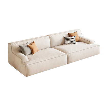 Divano braccio ad incasso beige divano standard serrato per soggiorno