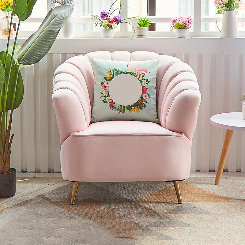 Modern 31.49 "H divano a pendenza posteriore cuscino cucito per appartamento