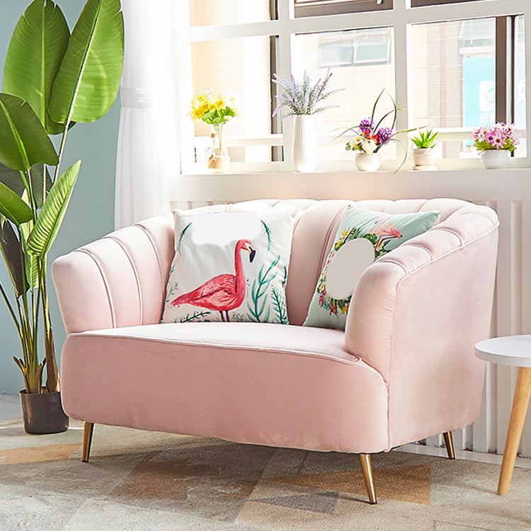 Sofá de brazo de la pendiente de almohada de 31.49 "H de 31.49" H para apartamento para apartamento