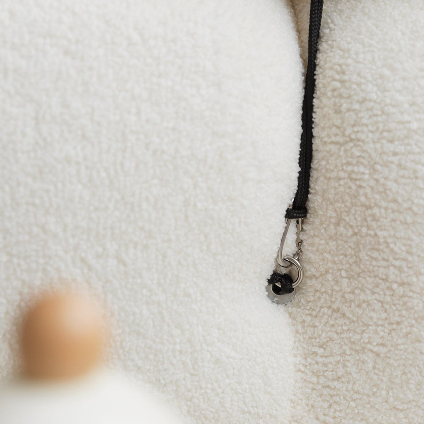 Tufted Sofa Contemporary Pillow Top Arm Tight Back Sofa in Cream