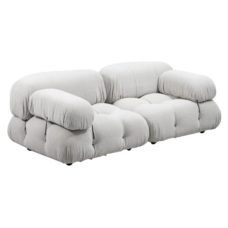 Sofá con mechones con almohada contemporáne