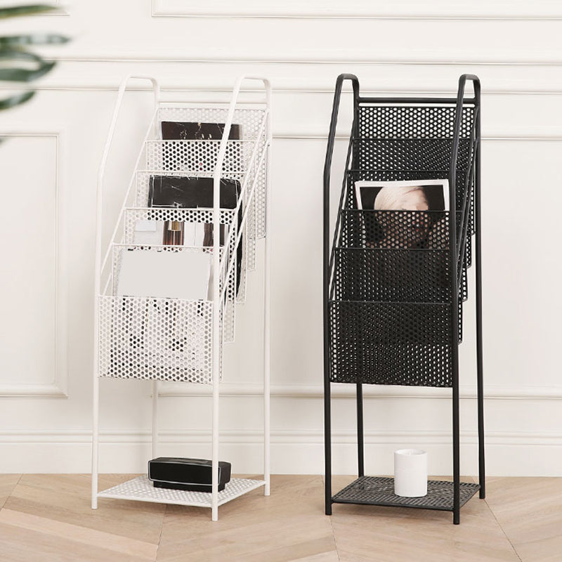 Urban Bookshelf Closed Back Metal Vertical Shelf for Living Room Clearhalo 'Bookcases' 'furn' 'furn_bookcases' 'Furniture' 'Office Furniture' 6320444