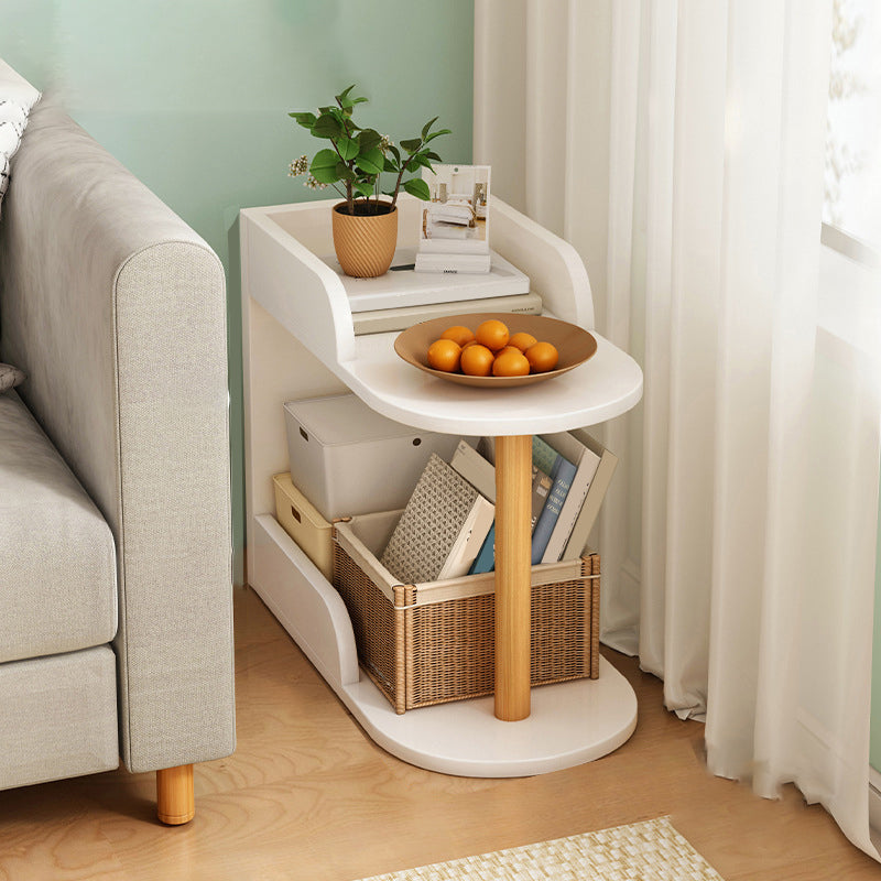 Engineered Wood Bookshelf Modern Standard Bookcase with Shelves