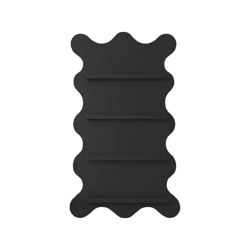 Urban Etagere Metal Bookshelf Closed Back Vertical Bookcase for Living Room