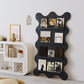 Urban Etagere Metal Bookshelf Closed Back Vertical Bookcase for Living Room