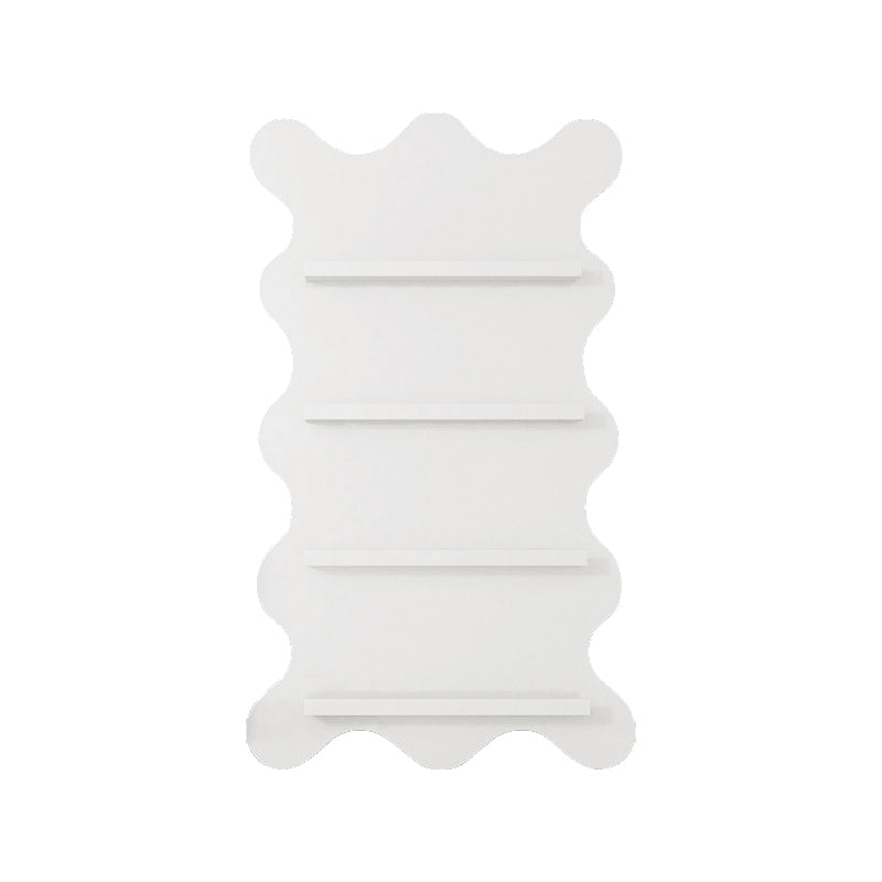 Urban Etagere Metal Bookshelf Closed Back Vertical Bookcase for Living Room