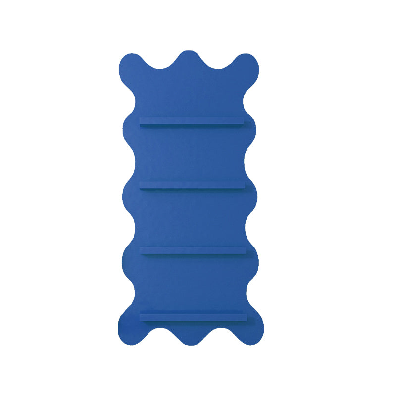 Urban Etagere Metal Bookshelf Closed Back Vertical Bookcase for Living Room