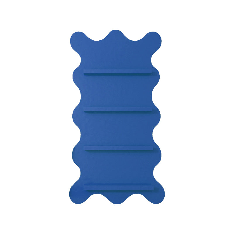 Urban Etagere Metal Bookshelf Closed Back Vertical Bookcase for Living Room