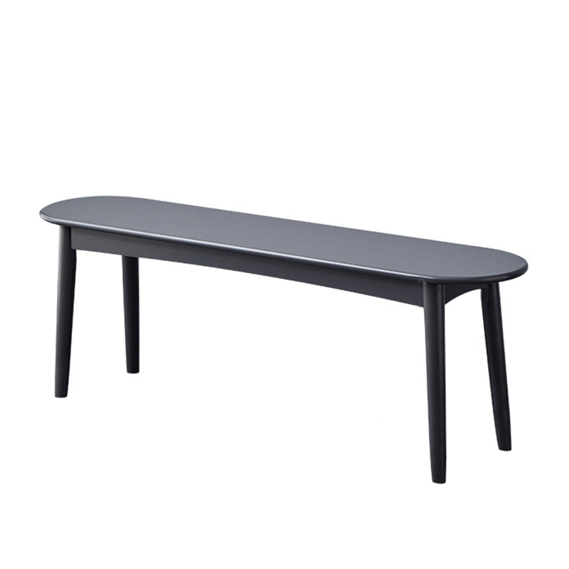 11.8" Wide Modern Seating Bench Solid Wood Pine Bench with Straight Legs Grey Clearhalo 'Benches' 'Chairs & Seating' 'furn' 'furn_benches' 'Furniture' 'Living Room Furniture' 6320752