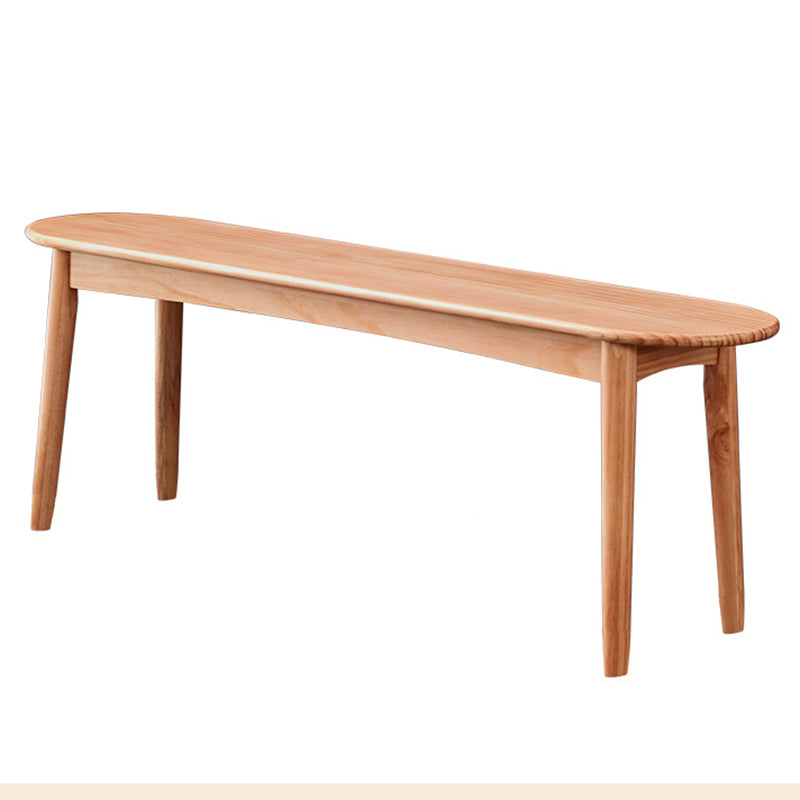 11.8" Wide Modern Seating Bench Solid Wood Pine Bench with Straight Legs Natural Clearhalo 'Benches' 'Chairs & Seating' 'furn' 'furn_benches' 'Furniture' 'Living Room Furniture' 6320754