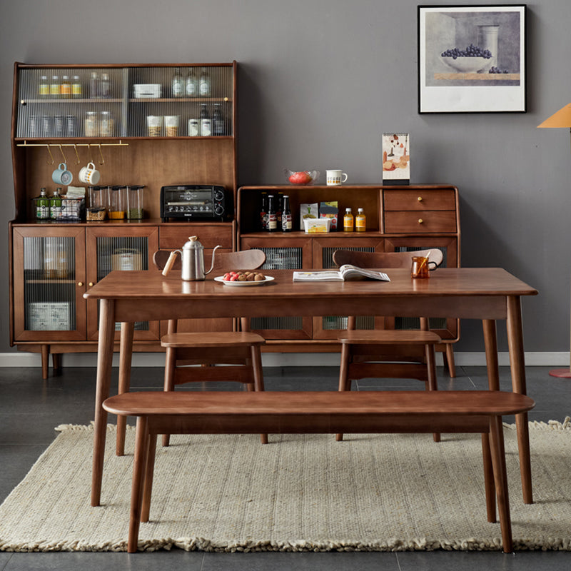 11.8" Wide Modern Seating Bench Solid Wood Pine Bench with Straight Legs Clearhalo 'Benches' 'Chairs & Seating' 'furn' 'furn_benches' 'Furniture' 'Living Room Furniture' 6320760