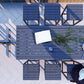 Modern Bar-height Table with Metal Base Bar Table for Outdoor Clearhalo 'Bar Furniture' 'Bar Tables' 'bar_tables' 'furn' 'furn_bar_tables' 'Furniture' 'Kitchen & Dining Furniture' 6321252