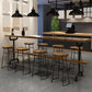 Modern Pub Height Dining Table Iron Solid Wood Pub Table for Patio Clearhalo 'Bar Furniture' 'Bar Tables' 'bar_tables' 'furn' 'furn_bar_tables' 'Furniture' 'Kitchen & Dining Furniture' 6321339