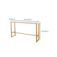 Glam Bar-height Table White Stone Top Pub Table with Gold Base Clearhalo 'Bar Furniture' 'Bar Tables' 'bar_tables' 'furn' 'furn_bar_tables' 'Furniture' 'Kitchen & Dining Furniture' 6321383